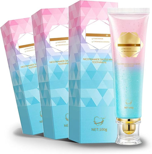 Niacinamide Whitening Toothpaste Acssart Radiant White Toothpaste,Niacinamide Intensive Whitening Toothpastes,Nicotinamide Radiant Whiten Toothpastes (3)