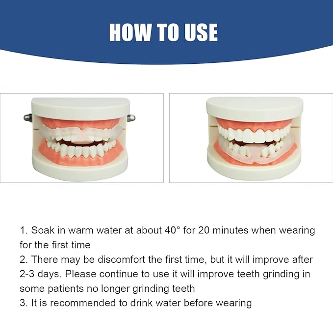 Teeth Grinding Night Guards Teeth Cushion Mouth Guard Protection Braces Anti-Grinding Braces Teeth Protector Sleep Teeth Grinder for Adults and Children (30 Pack)