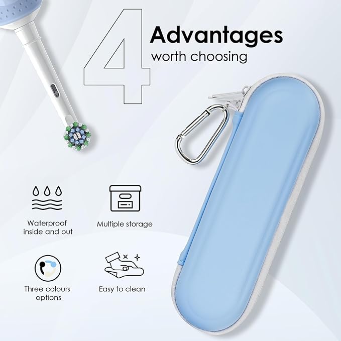 Yinke 2.0 Electric Toothbrush Case For Oral B/Oral-B Pro/Philips Sonicare/Aquasonic Toothbrush, Travel Electric Toothbrush Case