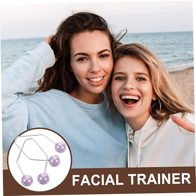 MERRYHAPY 2pairs Dimple Maker Trainer for Face Cheek Dimple Exerciser Clip for Natural Beautiful Smile Training Tool Reusable and Compact Design