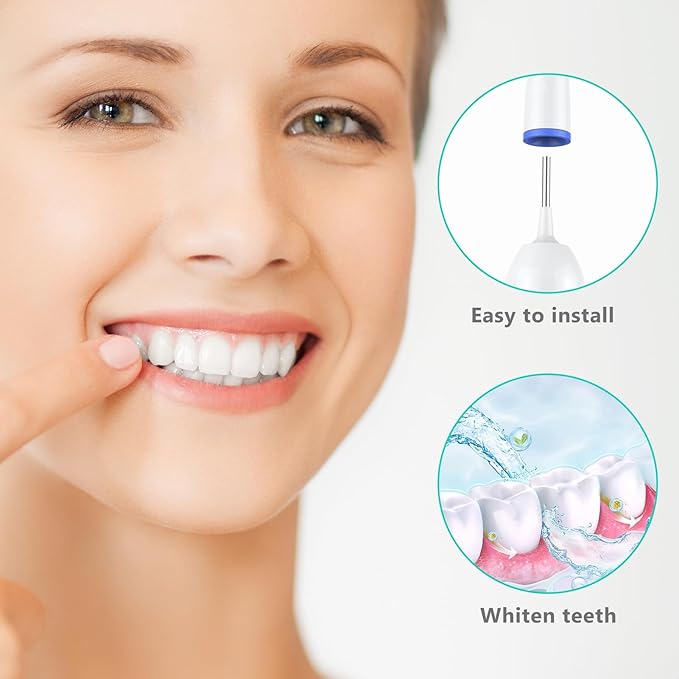 Safcare 8pcs Replacement Brush Heads Compatible with Oral B Electric Toothbrushes (YE638)