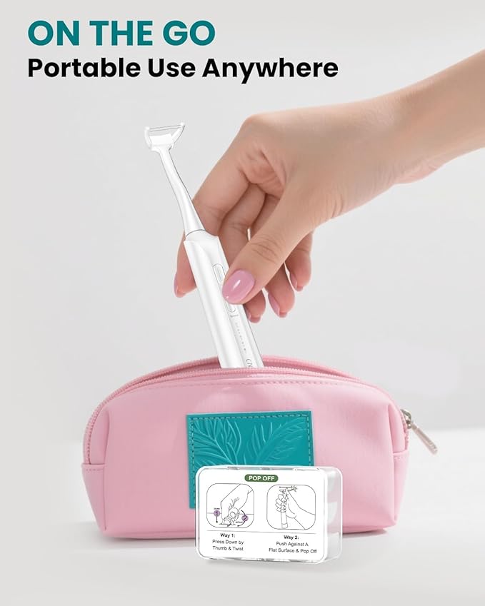 Electric Flosser Refills - 108 Pack of Double-Line Floss Heads | Easy Snap-On, Gentle Gum Care | Replacement Heads for Effective Flossing-White