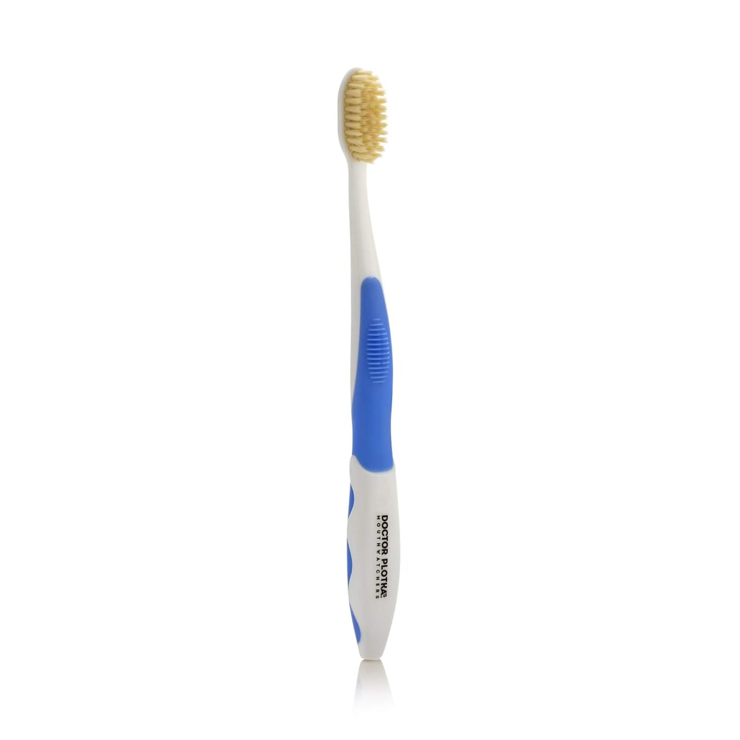 MOUTHWATCHERS Soft Flossing Manual Toothbrush for Adults, Blue, Ultra Clean, Good for Sensitive Teeth and Gums, by Dr. Plotka's