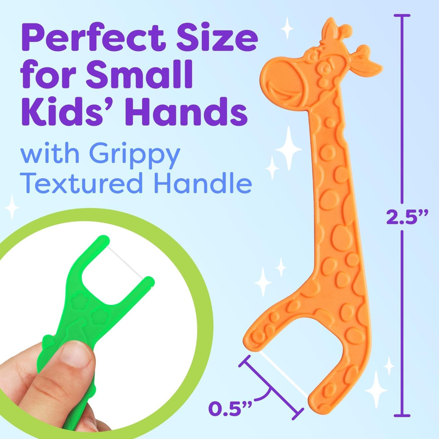 Kids Flossers 2 Pack (100 Total), Kids Floss Picks, Flossers Children, Floss Children, Animal Shapes, Glides Easy Between Teeth, Flosser Helps Prevent Tooth Decay & Gum Disease, Bubble Gum Flavored