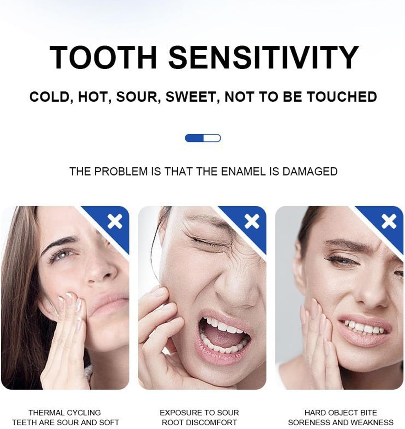 7.5% Hydroxyapatite Toothpaste for Enamel Protection, Fluoride-Free Formula with Gentle Mint, for Sensitive Teeth, Daily Protection, Long-Lasting Fresh Breath, 4.23 Oz (2)