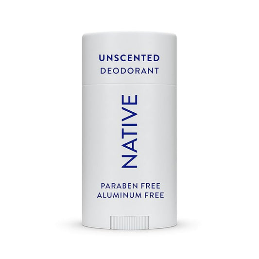Native Deodorant Contains Naturally Derived Ingredients, 72 Hour Odor Control | Deodorant for Women and Men, Aluminum Free with Baking Soda, Coconut Oil and Shea Butter | Unscented