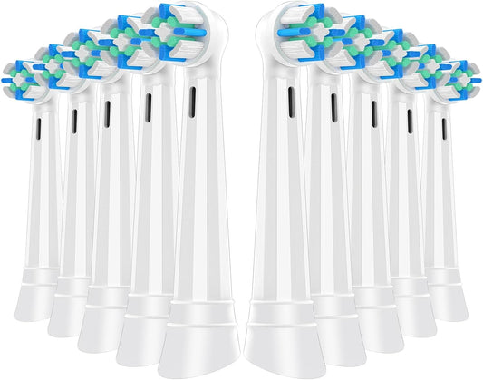 10 Pcs IO Replacement Heads Compatible with Braun Oral B IO Series Electric Toothbrush, Brush Heads ompatible with Oral B IO 2 3 4 5 6 7 8 9 10 for Teeth Clean (White)
