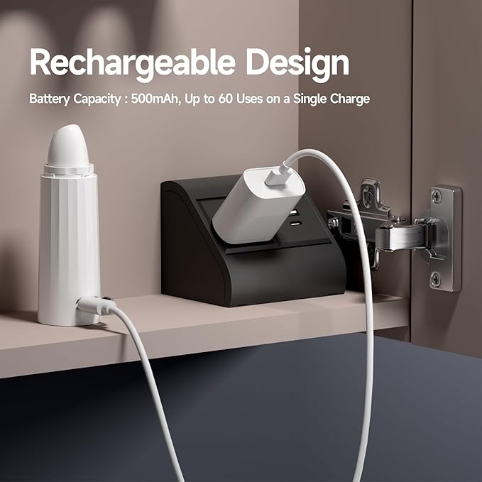 Upgraded Portable Bidet for Travel – Extendable Water Bottle (350–550ml), IPX7 Waterproof, 2 Spray Modes & Water Pressures, Rechargeable (60 Uses), Compact Handheld Hygiene Washer