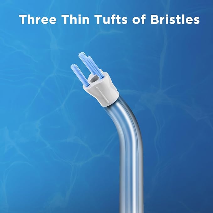 for Waterpik Replacement Heads, Replacement Tips for Waterpik Water Flosser, Suitable for Waterpik Accessories Replacement Tips, for PS-100E(6 Plaque Chaser Tips)