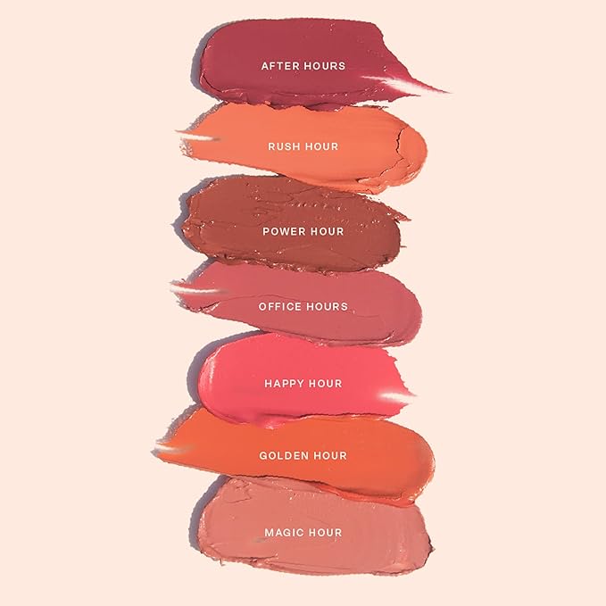 Tower 28 Beauty BeachPlease Cream Blush for Cheeks and Lips - Multi-Purpose Lip and Cheek Tint in Orange Blush - for Sensitive Skin – Color POWER HOUR, Luminous Finish