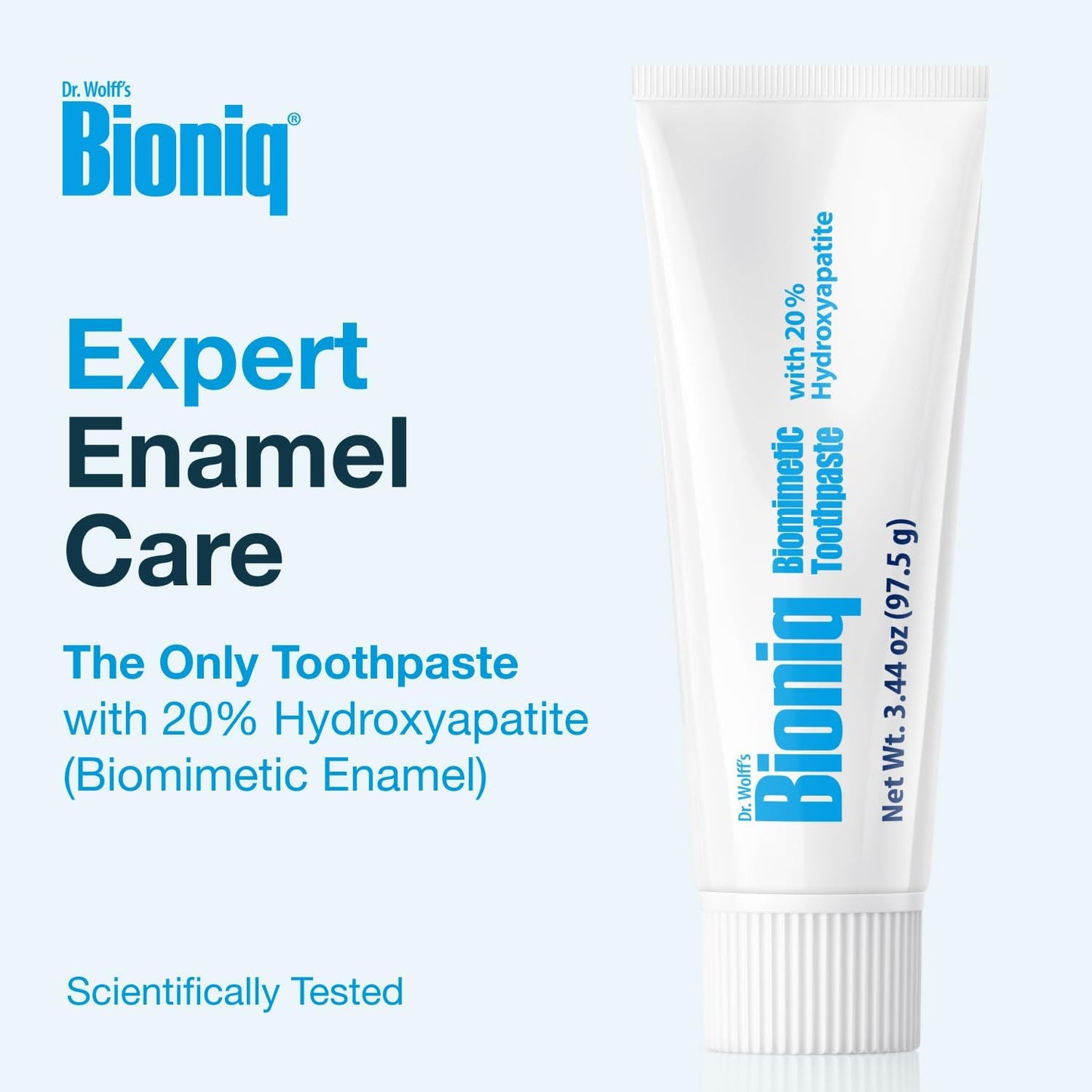Bioniq Classic Biomimetic Toothpaste with 20 Percent Hydroxyapatite I Clinically Tested I 3.44 Oz