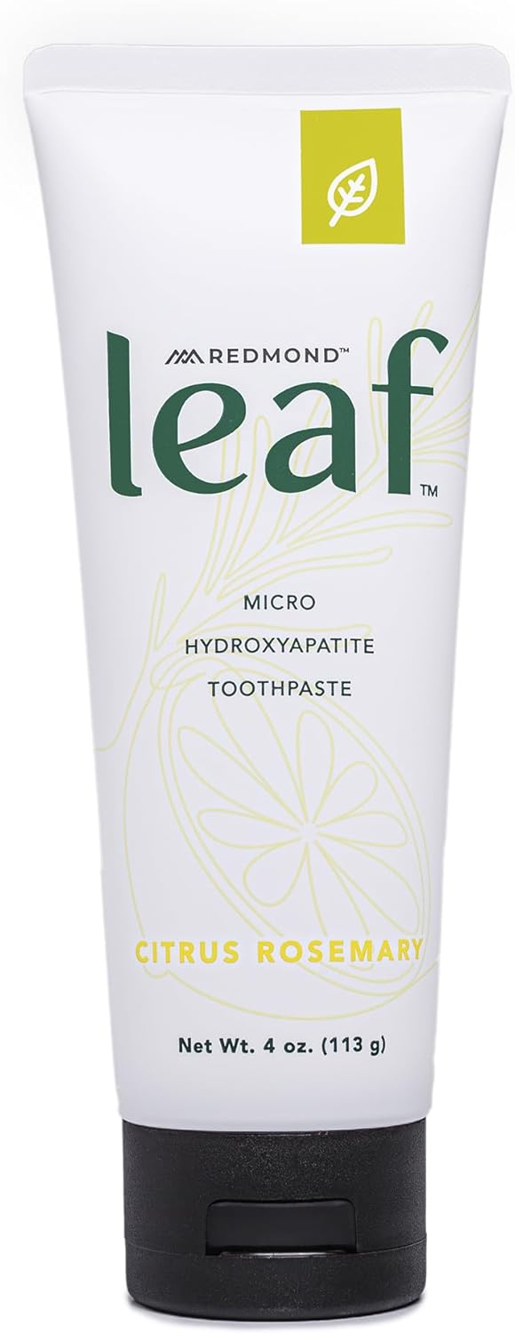 REDMOND Leaf Micro Hydroxyapatite Toothpaste Tube (Citrus Rosemary)