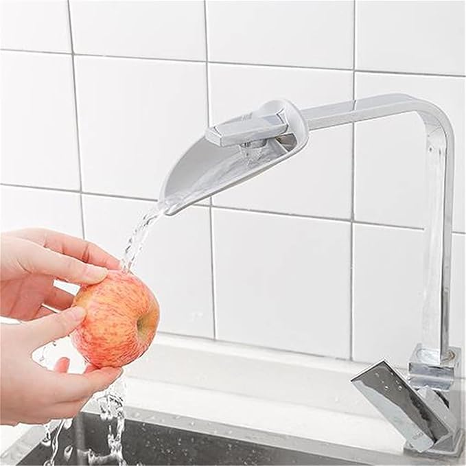 Faucet Extender for Toddlers - Sink Extender for Kids Hand Washing, Bathroom Sink Spout Wash Helper for Children Baby Bathroom Safety Sink Extender Faucet Extender for Kids