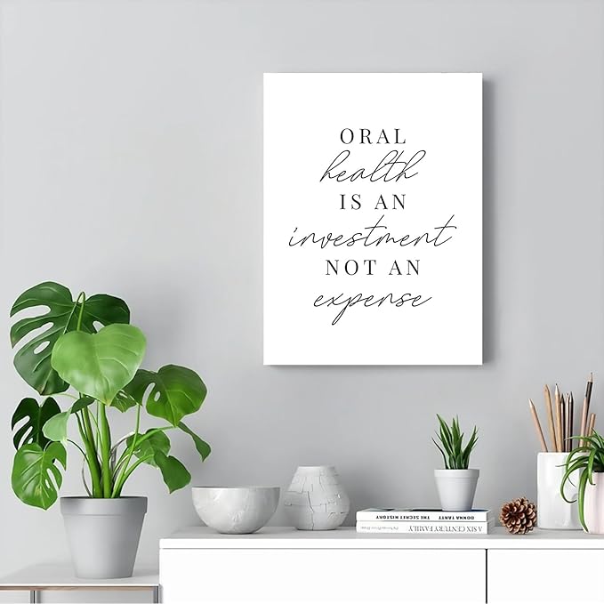 Medical School Graduation Decor,Professional Dental Art Print,Ideal for Graduation Gifts,Offices,or Classrooms 16x24inch Ready to Hang