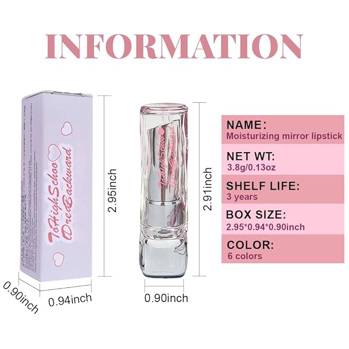 Rose Plumper Moisturizing Butter Lipstick for Women, Natural Tinted Lip Balm Shine Nourishing Hydrating Lip Gloss Stain for Dry Lips, Lightweight Lip Liner Care Makeup,Vegan 1Pc Rose Bean Paste