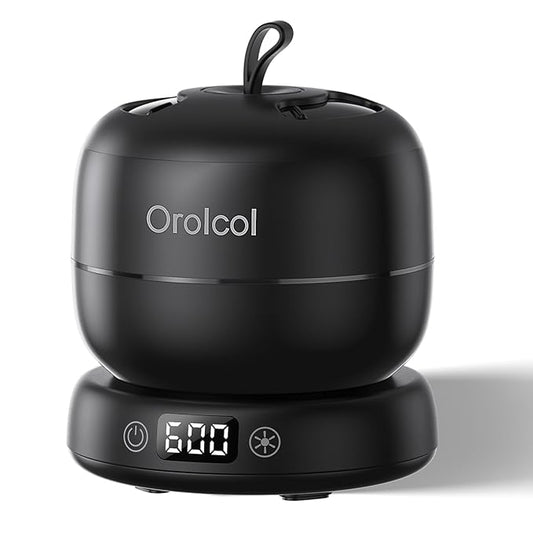 Ultrasonic Retainer Cleaner for Invisalign Portable Waterproof Mouth Guard Cleaner with Timer 3-Mode 180ml Night Guard Cleaner Powerful Cleaning-Best Gift for Braces Users/Christmas