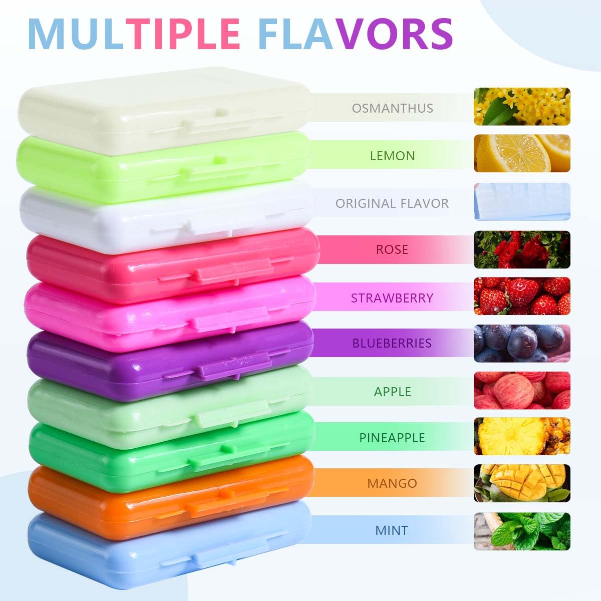 12 Pack Colorful Orthodontic Wax Dental Wax for Braces Wearer