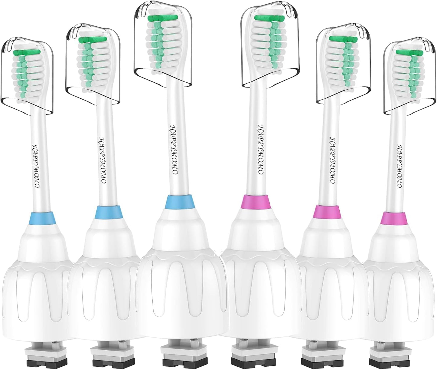 Toothbrush Heads for Philips Sonicare Replacement Brush Heads Medium Soft Dupont Bristles Electric Toothbrush Replacement Heads Fit E-Series Essence Xtreme Elite Advance and CleanCare, 6 Pack