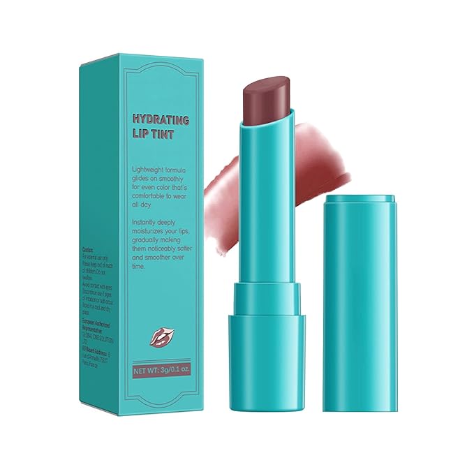 Lip Tint Hydrating, Sheer Strength Hydrating Lip Tint,Powerful Moisturizing Lipstick Water Lipstick Natural Ingredients, Non-Sticky And Long-Lasting(5# Warm Sienna)
