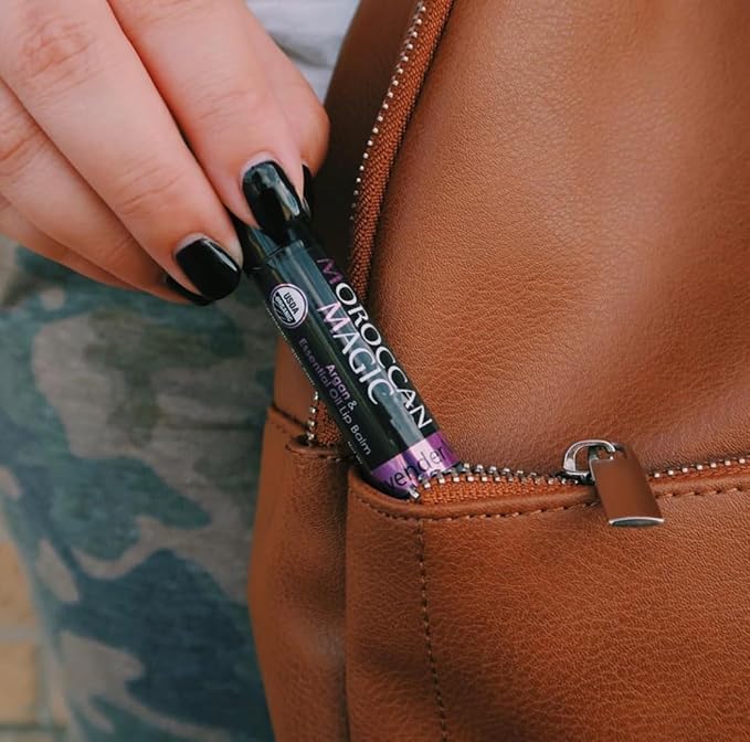 Moroccan Magic Organic Lip Balm & SPF15: 12 Piece Variety Pack Gift Set | Organic Argan and Essential Oils | Smooth | Natural | Non-Toxic | Cruelty Free | 12 Pack