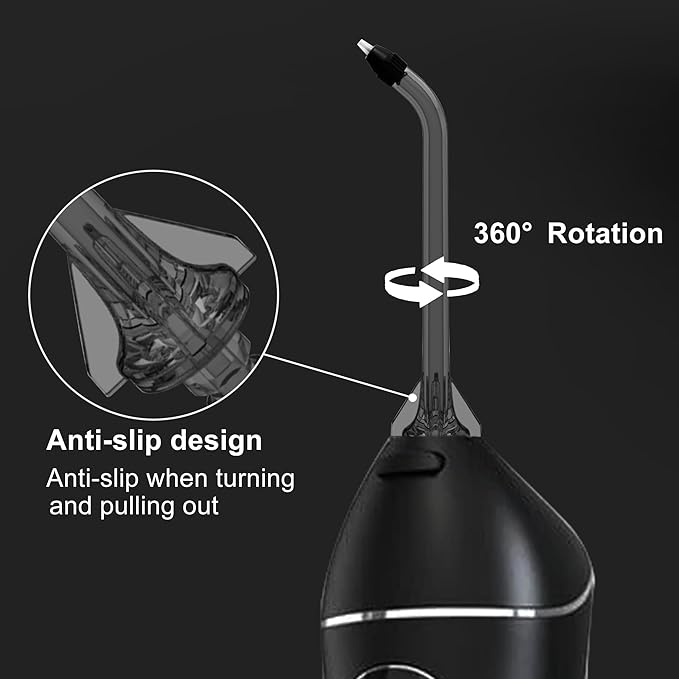 Replacement Heads for Nicwell Oralfree Water Flosser, Replacement Periodontal/Pocket Tips Oral Irrigator Jet Tip Compatible F5025/ FC159 Water Flosser