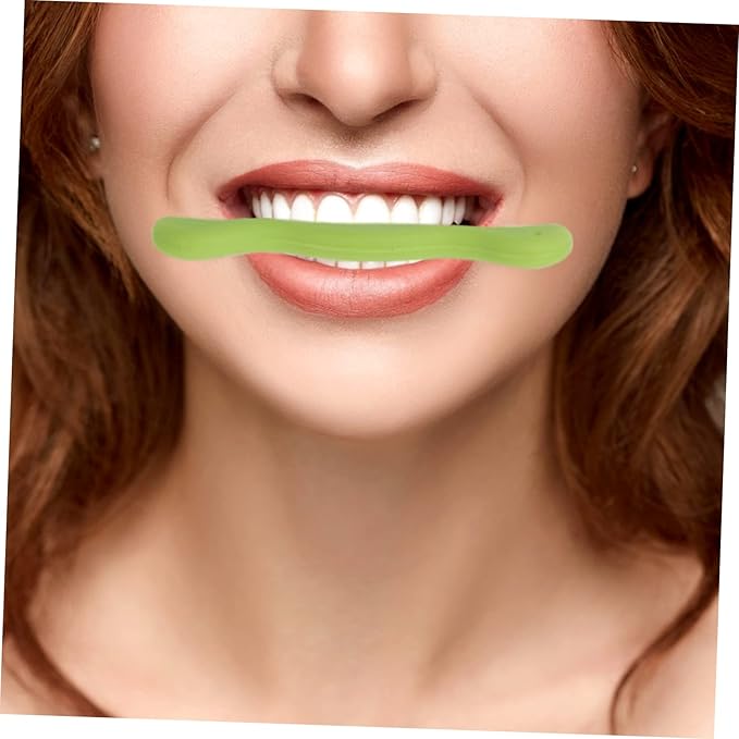 minkissy 2pcs Smile Practice Tool Silicone Speech for Stuttering Facial Muscle Trainer Wrinkle Mouth Tightener Compact Portable Design for