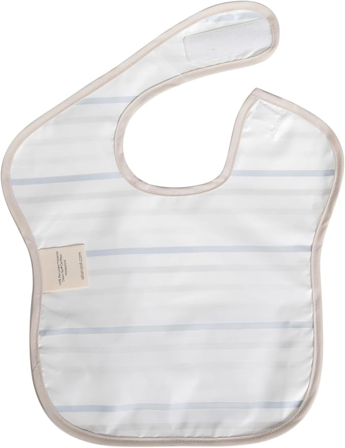 Ali+Oli Smock Bibs for Babies, BPA-Free Oeko-Tex Certified, Waterproof Baby Smock, Machine Washable, Toddlers Ages 6m+