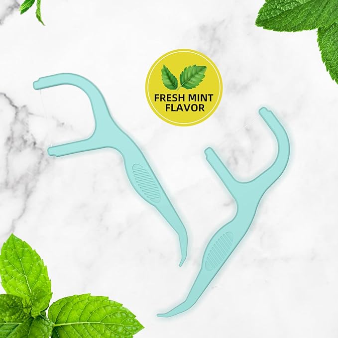 Professional Clean Flossers Extra Strong Flosser Pick, Fresh Mint, 150 Count
