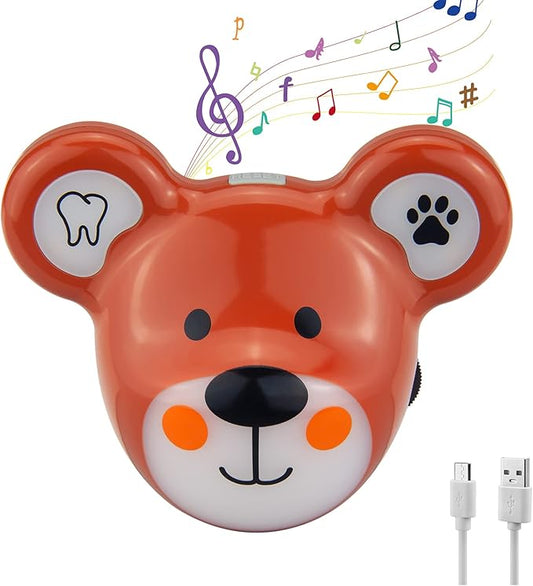 Musical Timer for Kids, Rechargeable Battery 2 Minute Toothbrush Timer and 20 Seconds Bathroom Hand Wash Timers with LED Color Light, 3 Volume Options Musical Timers for Bathroom