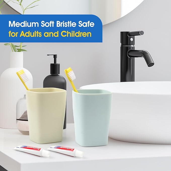 Homvle Disposable Toothbrushes with Toothpaste - 200 Packs Individually Wrapped Travel Toothbrushes Bulk, Medium Soft Bristles, Perfect for Travel Size Toiletries, OCC, Airbnb, Dentist, Office