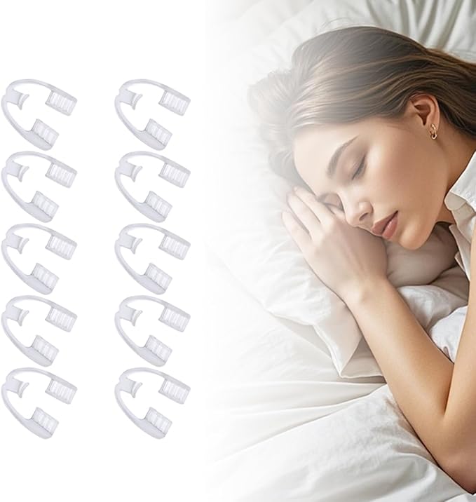 Teeth Grinding Night Guards Teeth Cushion Mouth Guard Protection Braces Anti-Grinding Braces Teeth Protector Sleep Teeth Grinder for Adults and Children (10 Pack)