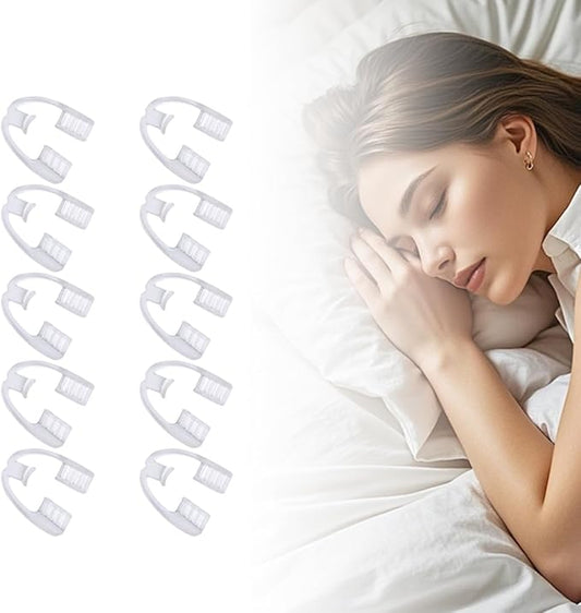 Teeth Grinding Night Guards Teeth Cushion Mouth Guard Protection Braces Anti-Grinding Braces Teeth Protector Sleep Teeth Grinder for Adults and Children (10 Pack)