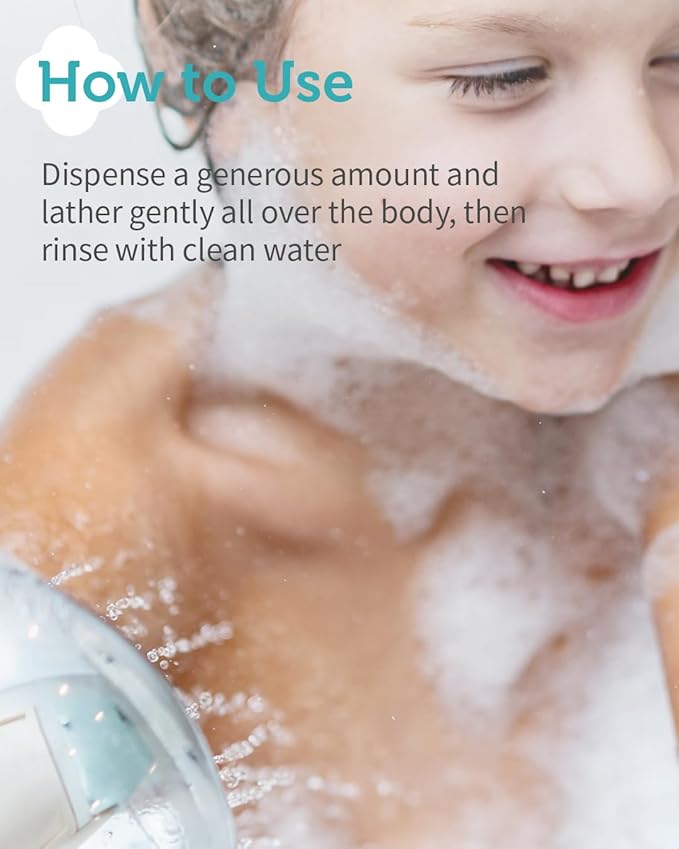 GOONGBE Kids' Bath Time Set - Korean Silky Shampoo & Mild Body Wash - Complete Hair & Body Care for Sensitive Skin - Low pH, Silicone-Free Formula - Allergen Free Scent, 10.1 fl.oz each