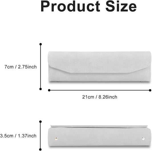 Leather toothbrush travel case, suitable for Oral-B/Oral-B Pro/Philips Sonicare electric toothbrushes, portable magnetic opening and closing protective bag