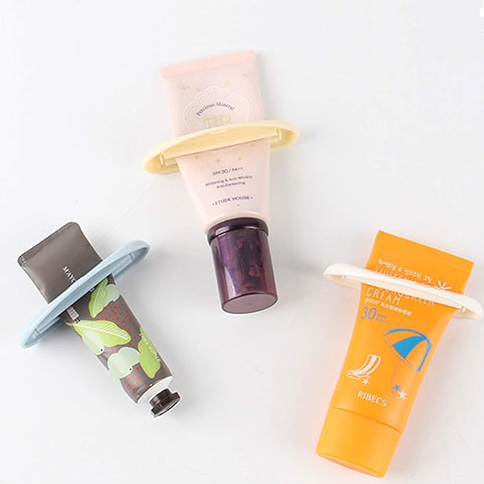 4 Pack Toothpaste Squeezers, Tube Squeezer for Toothpaste, Hand Cream, Polygel Tubes, Paint Tubes, Cosmetics