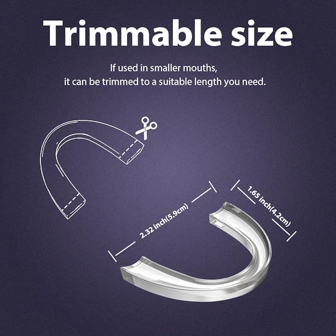 KOHEEL TG Mouth Guard for Teeth Grinding and Clenching, Professional-Fit Night Guard, Stops Bruxism Dental Guard (5 Count)