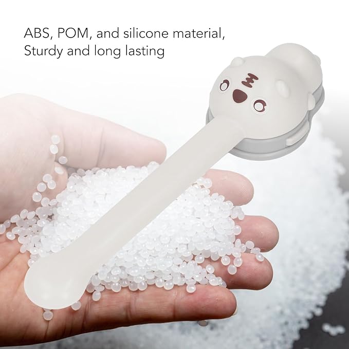 Drfeify Kids Faucet Handle Extender, 17cm Switch Extension, Universal Cartoon Animal Sink Handle Extender for Toddlers (Cream)