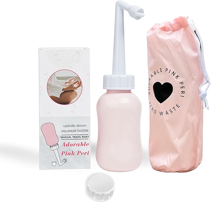 Bottle - Perineal Recovery Postpartum Care and Cleansing Hospital Essentials After Childbirth Labor Personal Hygiene Bidet + Angled spout Large 360 ml (12 oz)