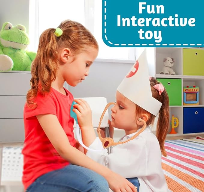 29 Pcs Doctor Kit for Toddlers 3-5 Pretend Play Toys Dentist Set Vet Medical Mobile Cart with Sound & Light Xray Stethoscope Toddler Doctor Play Set 3 4 5 Year Old Girls Gift Christmas