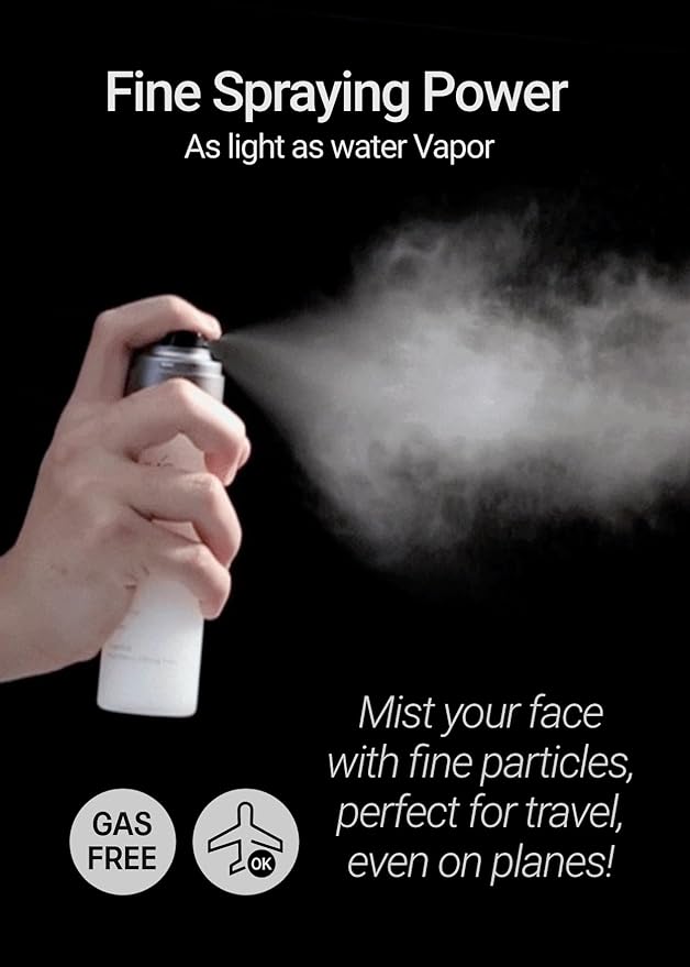 JUNG SAEM MOOL Essential Mool Micro Fitting Face Mist 4.06 Fl Oz, Ultra-Fine Hydrating Makeup Setting Spray with Thermal Spring Water, Long-Lasting Fixing Power Dewy Glow Primer, Korean Face Mist