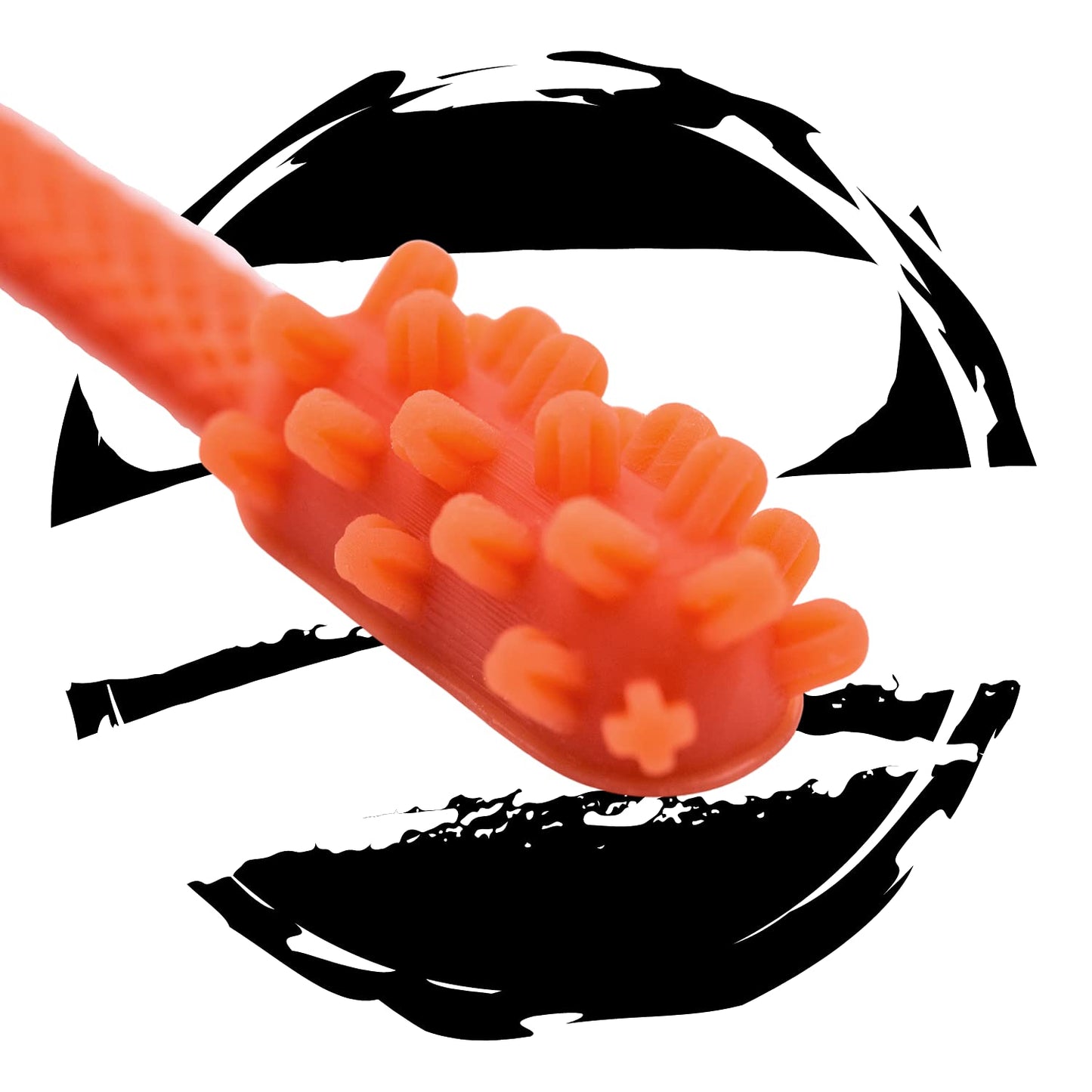 V3 (Denture Adhesive Removing Toothbrush) (Red)