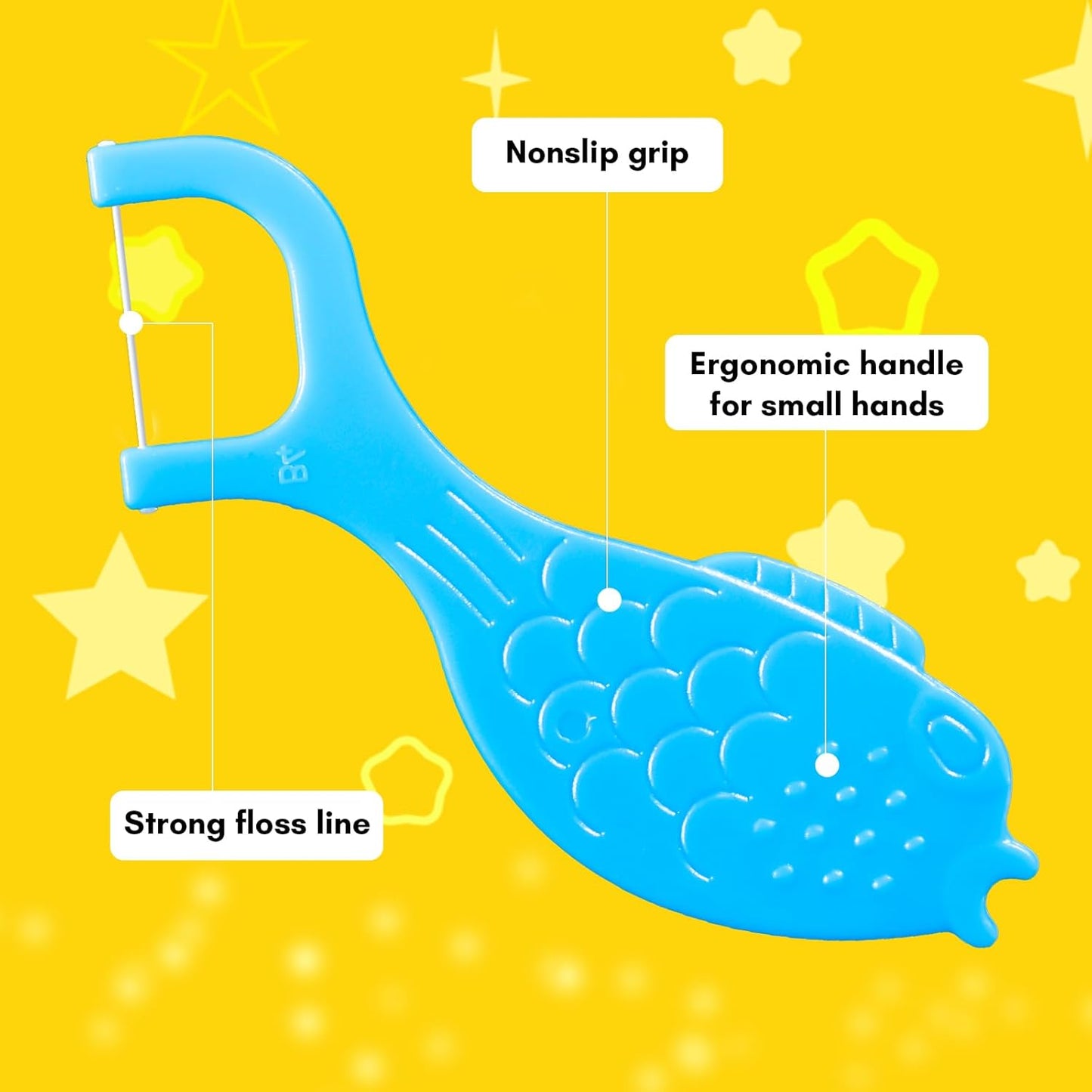 FAMILIFE Kid Floss Picks, 120 Picks Kid's Dental Floss Picks Without Fluoride, Kid Flossers with 4 Travel Handy Cases, Helps to Fight Tooth Decay and Keep Your Kids’ Teeth Clean