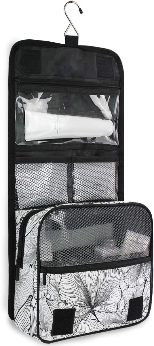 senya Hanging Travel Toiletry Bag Kit Makeup Case Cosmetics Organizer for Men Women