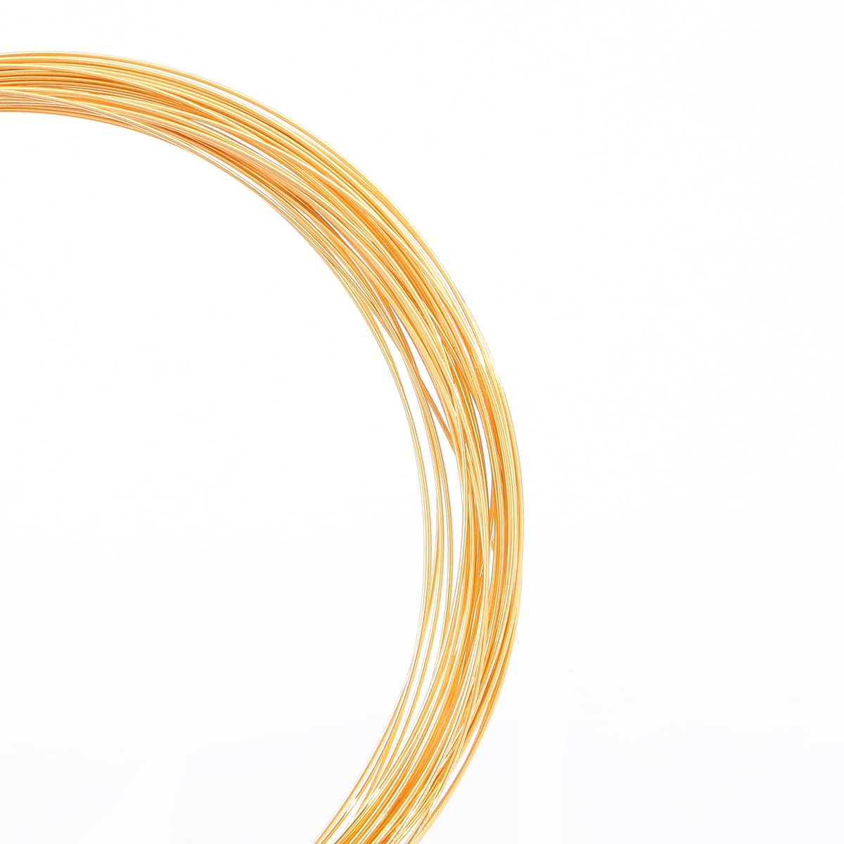 18K Gold Plated Wire 0.5mm 10 Meters Bead Cord for Bracelet Necklace Charm Beading Jewelry Making Findings