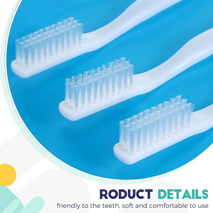 400 Pack Individually Wrapped Disposable Toothbrush Bulk Hard Bristle Adult Manual Tooth Brush Travel Toothbrushes Single Use Toothbrush for Homeless Women Men Hotels Guest Rooms, White