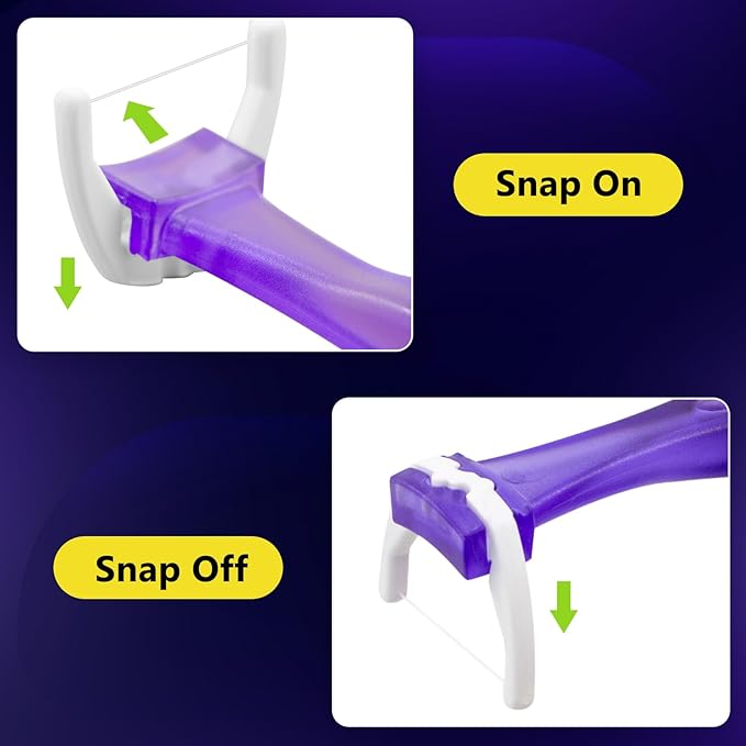 Bopika Dental Floss, Extra Strength Floss with 1 Dental Floss Handle and 120 flosser Refill Heads