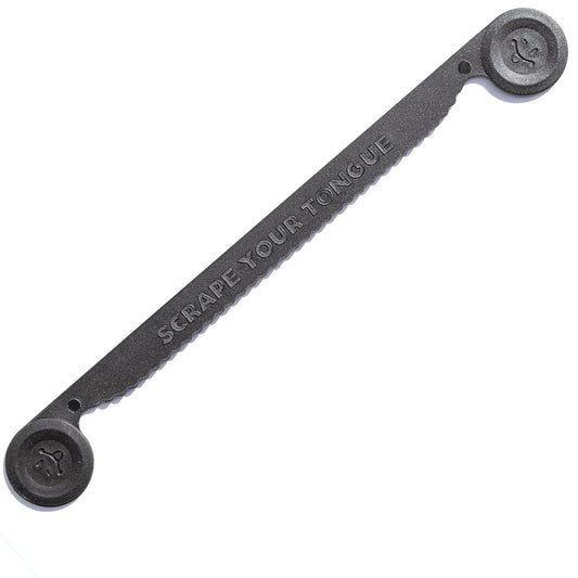 ScrapeYourTongue - #1 Daily Tongue Scraper for Oral Health. 100% Recyclable, Reusable, and Gag Proof Tongue Cleaner (1 Count (Pack of 1))