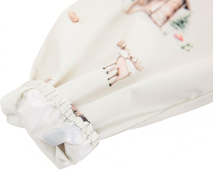 Ali+Oli Smock Bibs for Babies, BPA-Free Oeko-Tex Certified, Waterproof Baby Smock, Machine Washable, Toddlers Ages 6m+