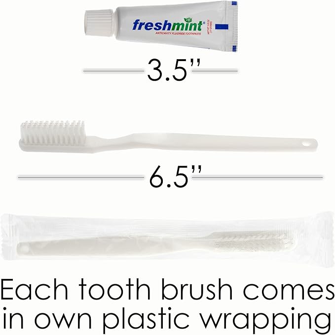 Moda West 24 Kits - Bulk Case of Wholesale Deluxe Toiletries Bathroom Essentials Men, Women, Travel, Charity, Homeless Shelters - 9 Piece Kit, Travel-Ready, Donation Ready, Essential Hygiene Products