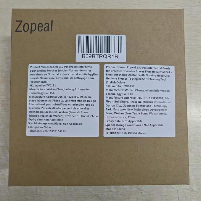 Zopeal 250 Pcs Interdental Brush for Braces Disposable Braces Flossers Dental Picks Floss Toothpick Dental Teeth Flossing Head Oral Hygiene Flosser Toothpick Soft Cleaning Tool (Stylish Color)